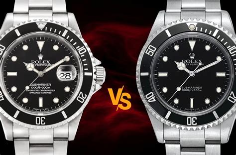 rolex date without cyclops|rolex submariner date vs no date.